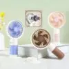 Portable Handheld Fan With Cellphone Stand – Rechargeable (random Color) - Image 3